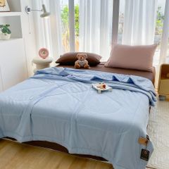 Bộ Chăn Chần Hè Đũi Mây MINIMASLIM Mềm Mát Chuẩn Gu – Full Set 5 Món Cao Cấp Cho Phòng Ngủ Hiện Đại 5PCLOUDMIXSUM02