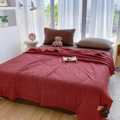 Bộ Chăn Chần Hè Đũi Mây MINIMASLIM Mềm Mát Chuẩn Gu – Full Set 5 Món Cao Cấp Cho Phòng Ngủ Hiện Đại 5PCLOUDMIXSUM03