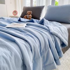 Bộ Chăn Chần Hè Đũi Mây MINIMASLIM Mềm Mát Chuẩn Gu – Full Set 5 Món Cao Cấp Cho Phòng Ngủ Hiện Đại 5PCLOUDMIXSUM05