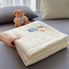 Bộ Chăn Chần Hè Đũi Mây MINIMASLIM Mềm Mát Chuẩn Gu – Full Set 5 Món Cao Cấp Cho Phòng Ngủ Hiện Đại 5PCLOUDMIXSUM06