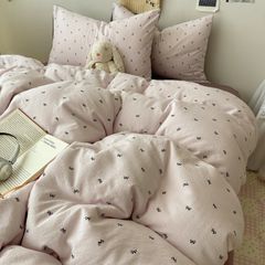 Bộ vỏ chăn ga Cloud Linen - Đũi Mây Phong cách trẻ trung hiện đại  ID 4PCSCLOUDLINEALL10-20