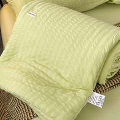 Set Chăn Ga Gối Cotton Đũi trần Mark Home