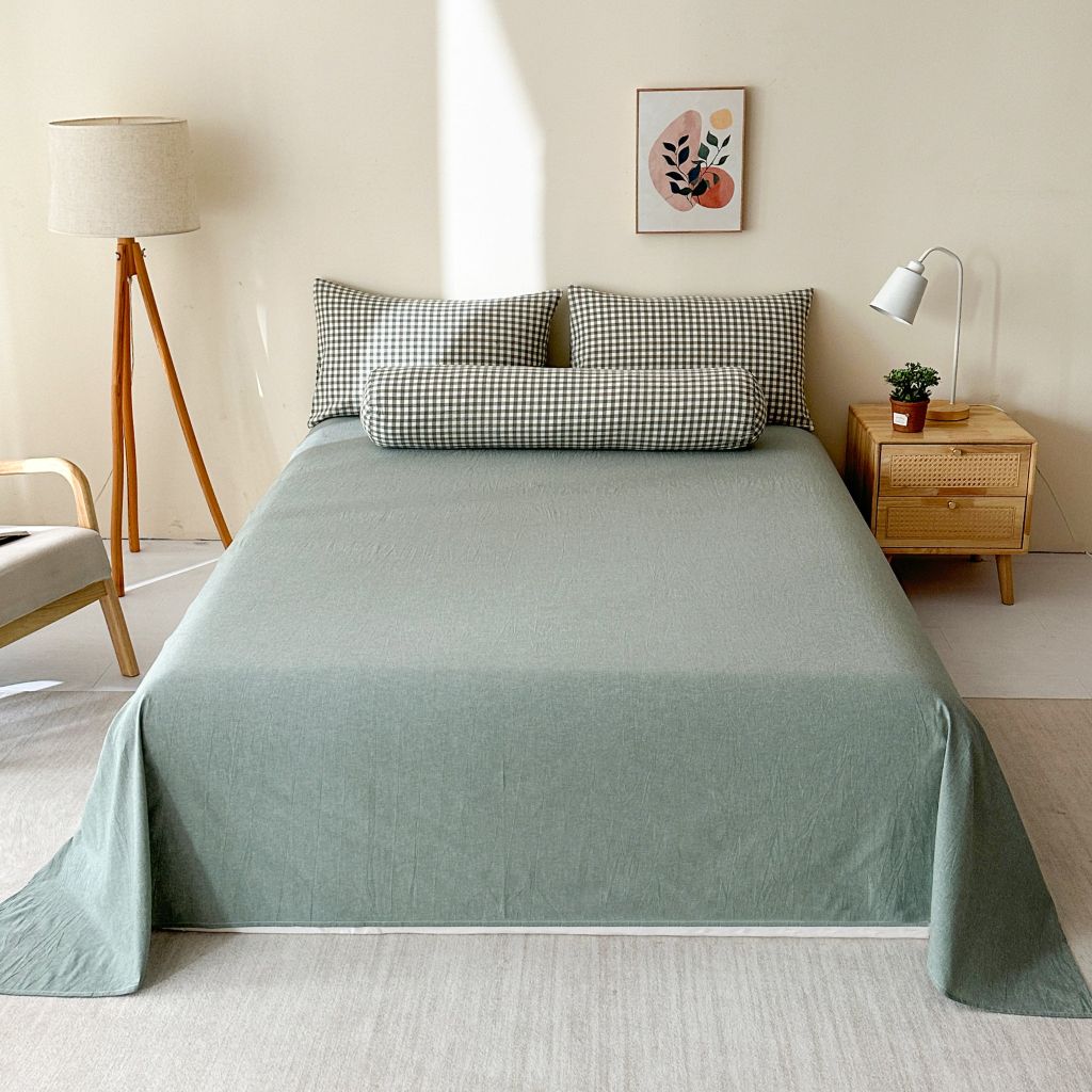 5Pcs Japan Linen |  Standard size duvet cover Bedding Set Drap Freesize | ID CL5P025COV001