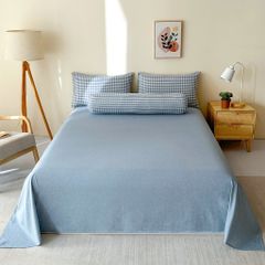 5Pcs Japan Linen |  New Colection  Bedsets Summer Blanket 230*200 Drap Freesize | ID jp025003