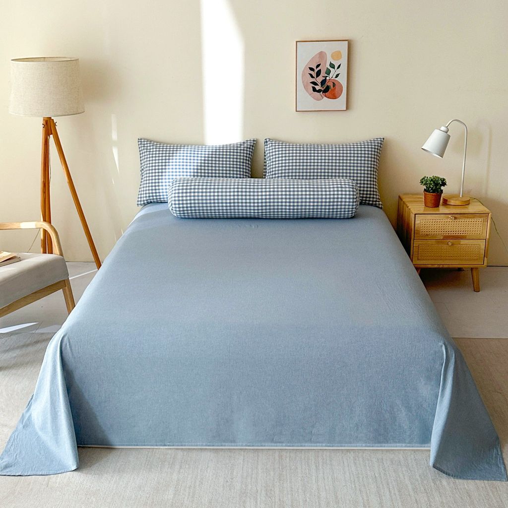 5Pcs Japan Linen |  Standard size duvet cover Bedding Set Drap Freesize | ID CL5P025COV002