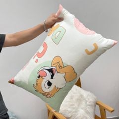 Ruột Gối Bông Đậu Cotton Đũi của nhà MARK HOME size 48*74cm Chip & Dale