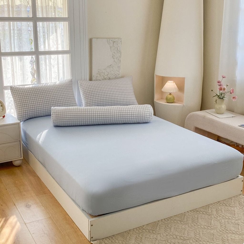 5Pcs Cotton Linen Summer Blanket | Mark Home Degin Bedding Set | ID 5PCSCOTLINMHOMEBAR04