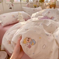 Bộ vỏ chăn ga Cloud Linen - Đũi Mây Phong cách trẻ trung hiện đại  ID 4PCSCLOUDLINEALL30-39