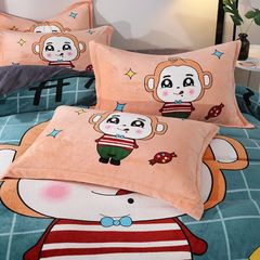 Set 4 Món Nỉ Nhung 200gr hình in 3D Monkey Bananer