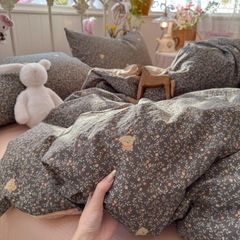 Bộ vỏ chăn ga Cloud Linen - Đũi Mây Phong cách trẻ trung hiện đại  ID 4PCSCLOUDLINEALL30-39