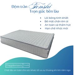 NỆM BÔNG ÉP CHẦN TENSHI GẤP 2 MẢNH CAO 12CM