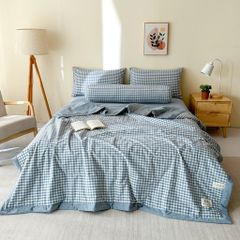 5Pcs Japan Linen |  New Colection  Bedsets Summer Blanket 230*200 Drap Freesize | ID jp025003