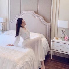 Wedding Bedding Set | 4Pcs Beautiful House Princess Luxury Embroidered Tencel Lace | ID WED4PCSBEATENCLACECOL001