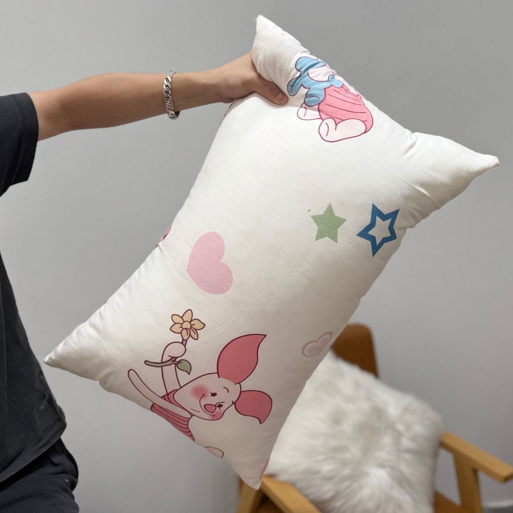 Ruột Gối Bông Đậu Cotton Đũi của nhà MARK HOME size 48*74cm PIG PEBA