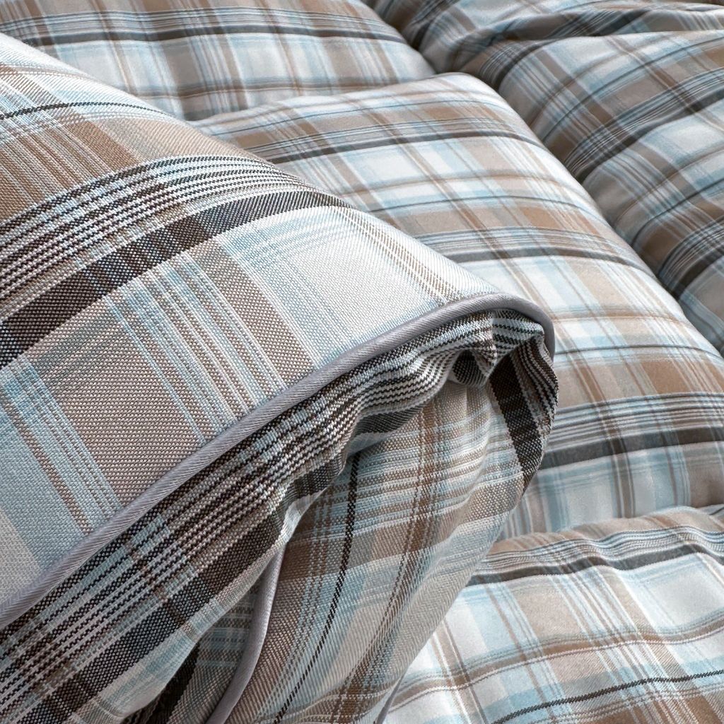 TOPPER KHÁCH SẠN | LOGAN & MASON HOTEL TOPPER EVERYDAY COMFORT | ID05 COLOR MODERN PLAID PATTERN