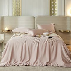 Bộ chăn ga gối Tencel 60s Museland Basic mầu đơn sắc Pastel Sang trọng hiện đại
