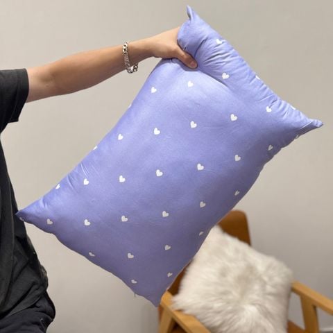 Ruột Gối Bông Đậu Cotton Đũi của nhà MARK HOME size 48*74cm Head Lavender