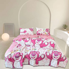 Bộ Chăn Ga Gối Chần hè Cotton Disney Home xinh xắn