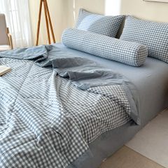 5Pcs Japan Linen |  New Colection  Bedsets Summer Blanket 230*200 Drap Freesize | ID jp025003