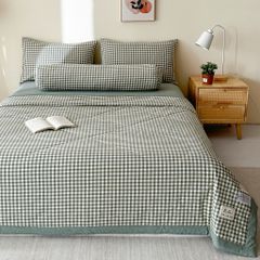 5Pcs Japan Linen |  New Colection  Bedsets Summer Blanket 230*200 Drap Freesize | ID jp025001