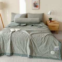 5Pcs Japan Linen |  New Colection  Bedsets Summer Blanket 230*200 Drap Freesize | ID jp025001