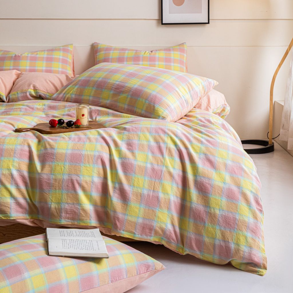 4Pcs Cotton Linen Japan | Set Cotton Đũi Nhật 4 Món Tiêu Chuẩn | ID 4PCSMUJPCLINENID13