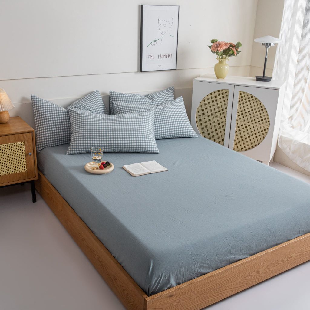 4Pcs Cotton Linen Japan | Set Cotton Đũi Nhật 4 Món Tiêu Chuẩn | ID 4PCSMUJPCLINENID20