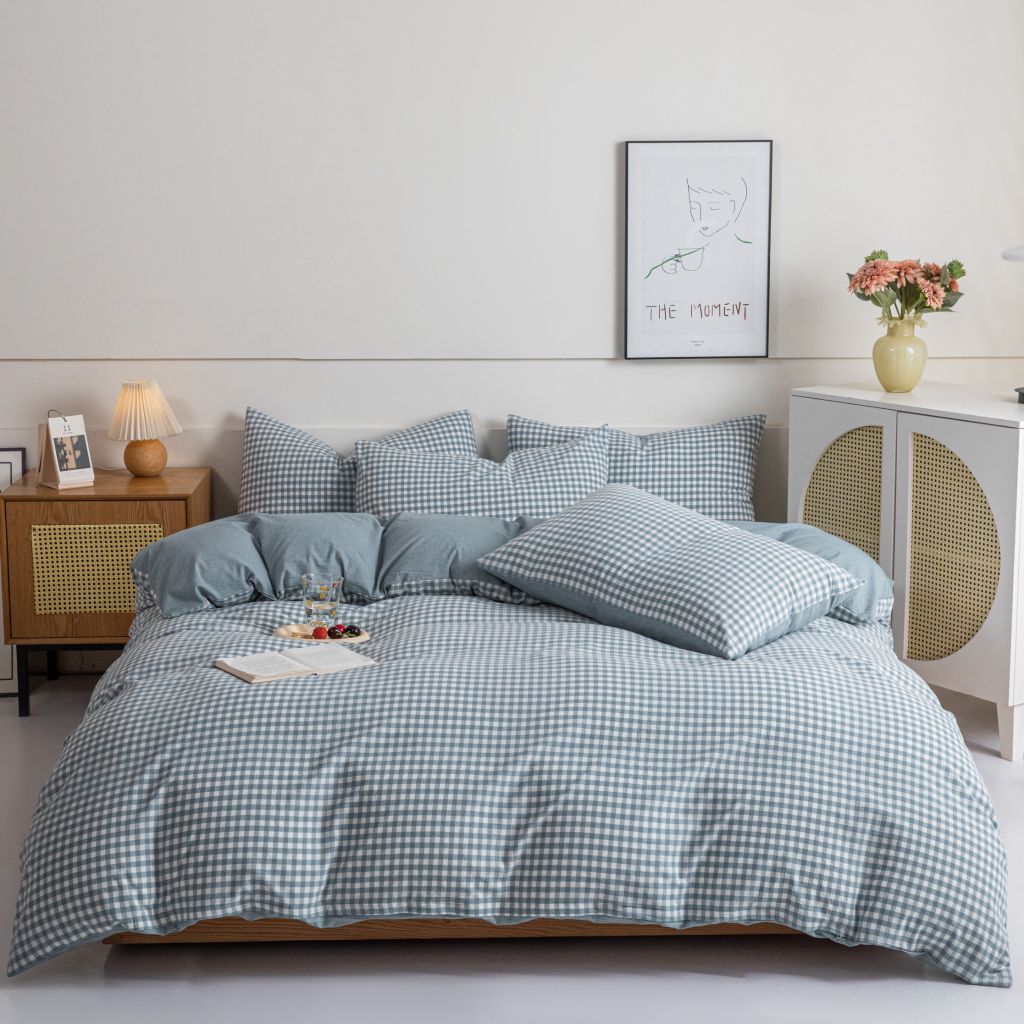 4Pcs Cotton Linen Japan | Set Cotton Đũi Nhật 4 Món Tiêu Chuẩn | ID 4PCSMUJPCLINENID20