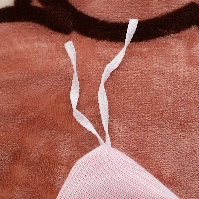 Set 4 Món Nỉ Nhung 200gr hình in 3D Bear Milk Tea