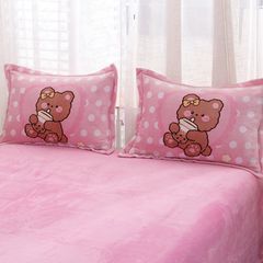 Set 4 Món Nỉ Nhung 200gr hình in 3D Bear Milk Tea