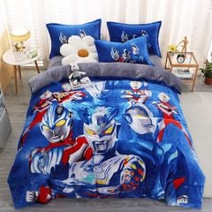 Set 4 Món Nỉ Nhung 200gr hình in 3D Supper ElecticMan