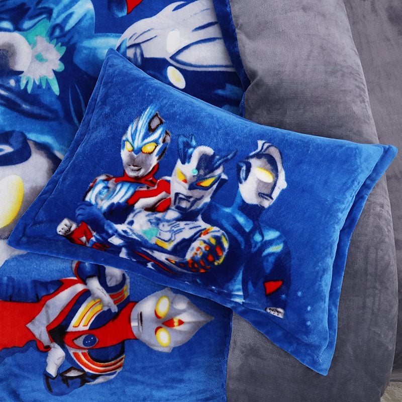 Set 4 Món Nỉ Nhung 200gr hình in 3D Supper ElecticMan