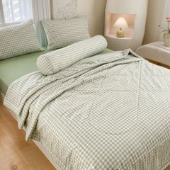 5Pcs Cotton Linen Summer Blanket |  Mark Home Degin Bedding Set | ID ALLCOL5PCSCLINEN