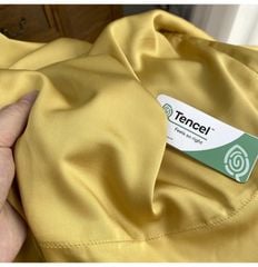 Bộ chăn ga gối Lụa Tencel Basic 5 món-Vàng