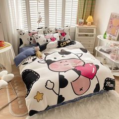 Set 4 Món Nỉ Nhung 200gr hình in 3D MilkCow