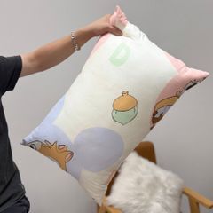 Ruột Gối Bông Đậu Cotton Đũi của nhà MARK HOME size 48*74cm
