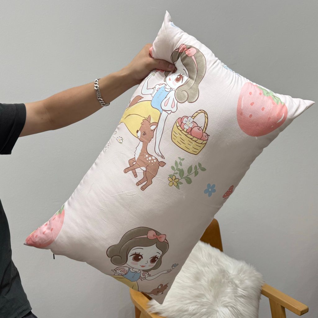 Ruột Gối Bông Đậu Cotton Đũi của nhà MARK HOME size 48*74cm