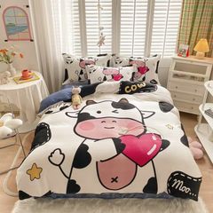 Set 4 Món Nỉ Nhung 200gr hình in 3D MilkCow