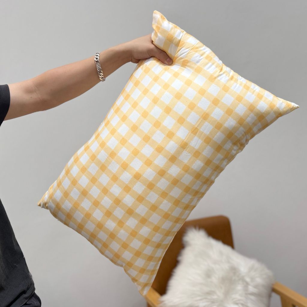 Ruột Gối Bông Đậu Cotton Đũi của nhà MARK HOME size 48*74cm