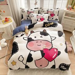 Set 4 Món Nỉ Nhung 200gr hình in 3D MilkCow