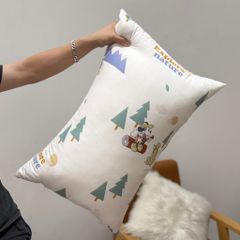 Ruột Gối Bông Đậu Cotton Đũi của nhà MARK HOME size 48*74cm Mikeypicnic