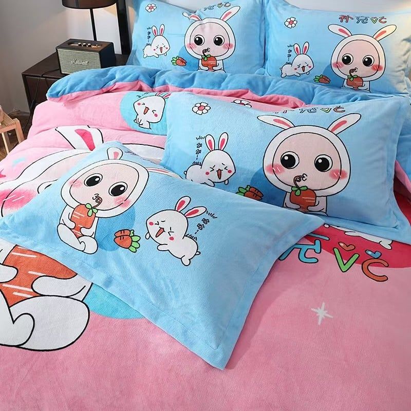 Set 4 Món Nỉ Nhung 200gr hình in 3D Rappy