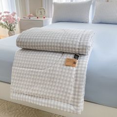 5Pcs Cotton Linen Summer Blanket | Mark Home Degin Bedding Set | ID 5PCSCOTLINMHOMEBAR04