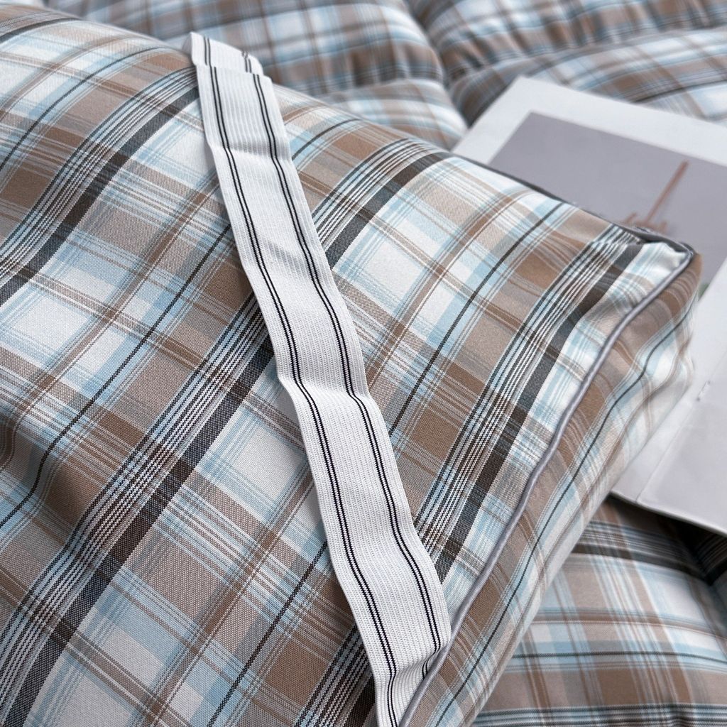 TOPPER KHÁCH SẠN | LOGAN & MASON HOTEL TOPPER EVERYDAY COMFORT | ID05 COLOR MODERN PLAID PATTERN