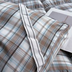 TOPPER KHÁCH SẠN | LOGAN & MASON HOTEL TOPPER EVERYDAY COMFORT | ID05 COLOR MODERN PLAID PATTERN