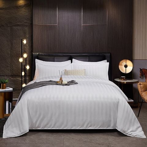 4Pcs Silk 3F | 3F Hotel Fabric T/C 250 Thread Count Duvet Cover Set | ID 4PCS3F025M01