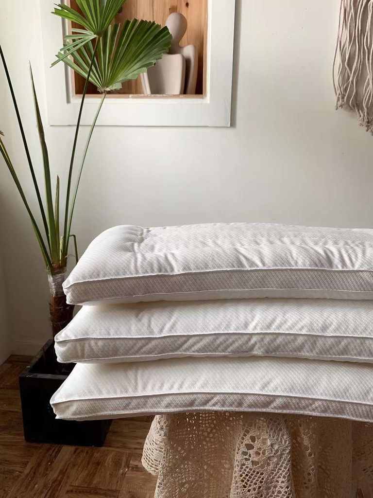 RUỘT GỐI MATXA LÔNG VŨ THẤP SIZE 48*74CM