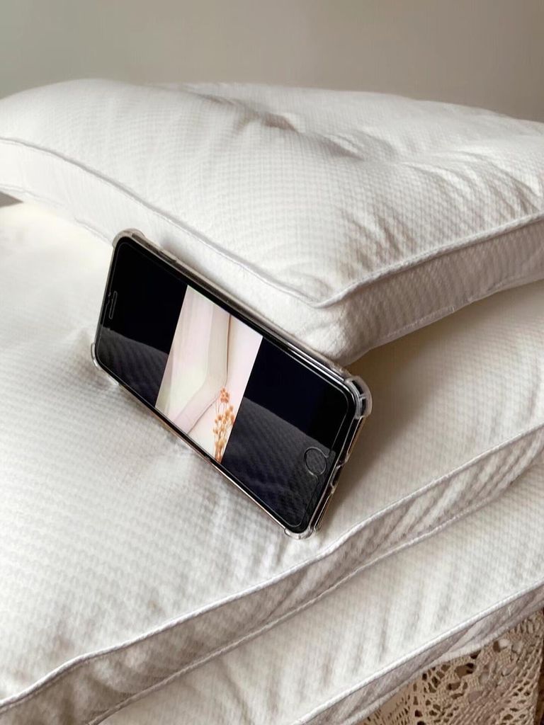 RUỘT GỐI MATXA LÔNG VŨ THẤP SIZE 48*74CM