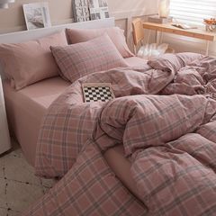 4Pcs Japan Linen |  Standard size duvet cover Bedding Set Drap Freesize | ID CL4P025COV006