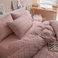 4Pcs Japan Linen |  Standard size duvet cover Bedding Set Drap Freesize | ID CL4P025COV006